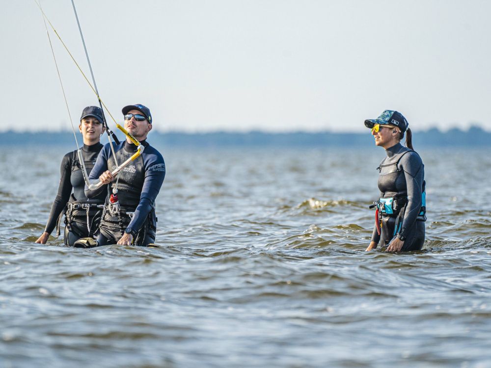 Kiter im Stehrevier
